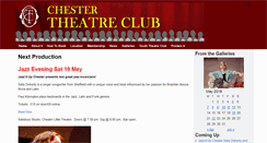 Desktop Screenshot of chestertheatreclub.co.uk